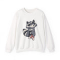 Ray Raccoon White Sweatshirt