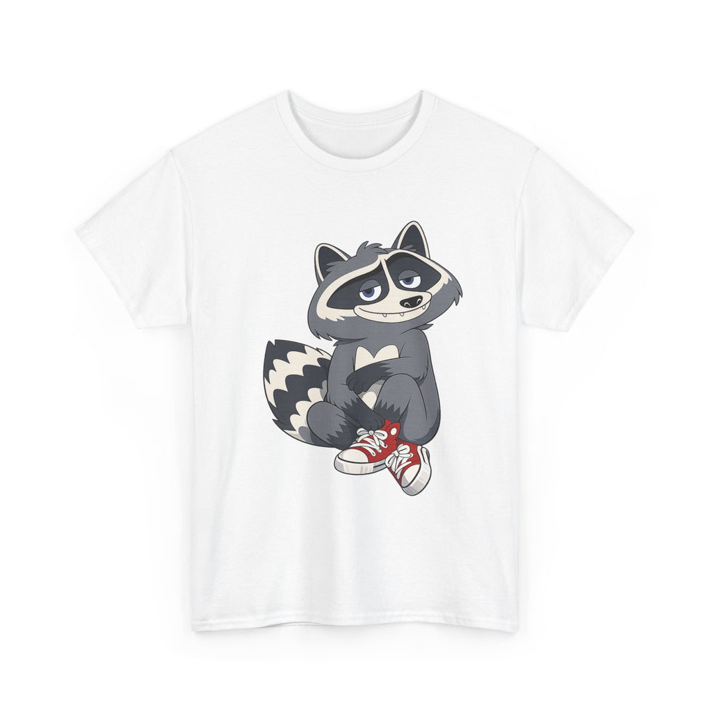 Ray Raccoon White T-Shirt