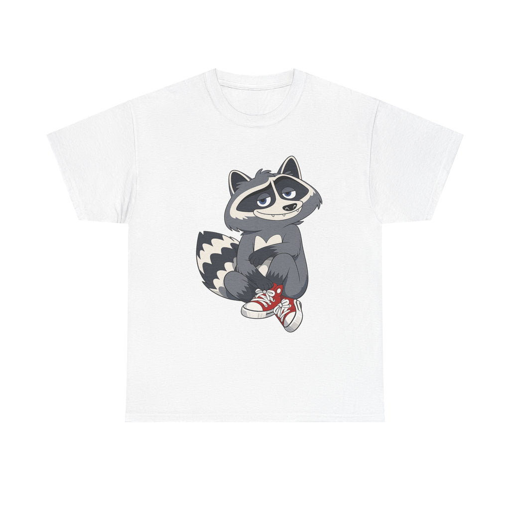 Ray Raccoon White T-Shirt