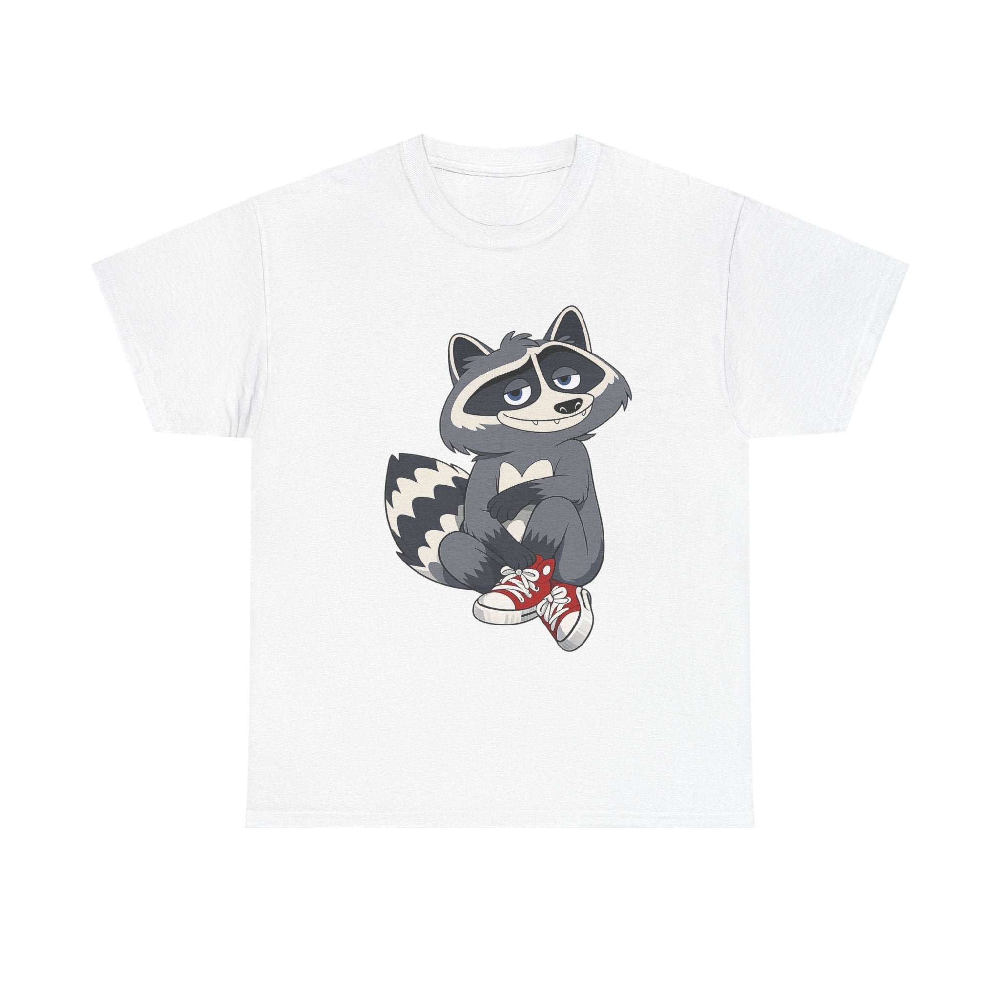Ray Raccoon White T-Shirt