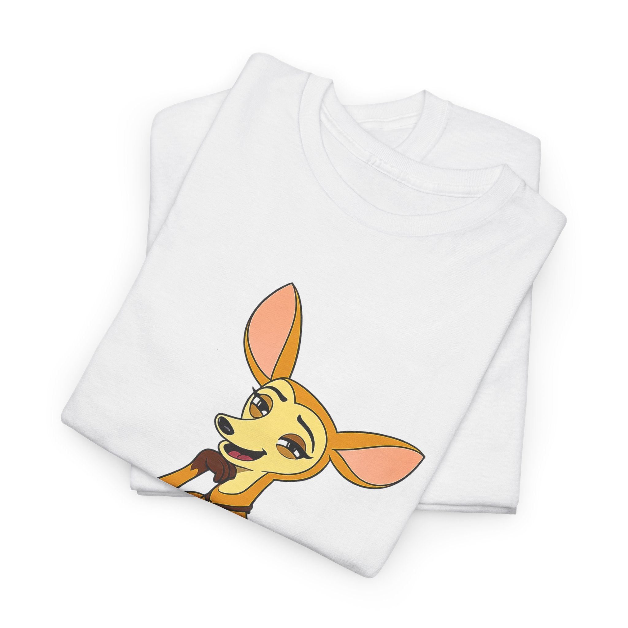 Fawn Deer White T-Shirt